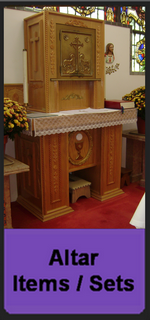 Church Altar items offered for sale below original cost